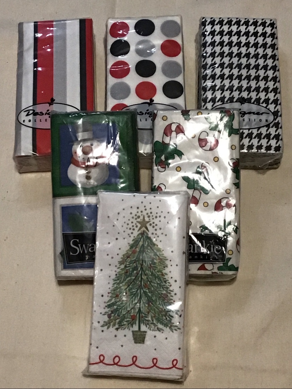 Disposable Hankies, bundle of 6 packs